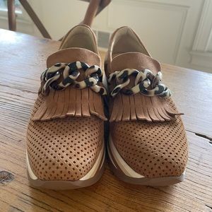 Softwaves Cadie Tassel Loafer, Cognac